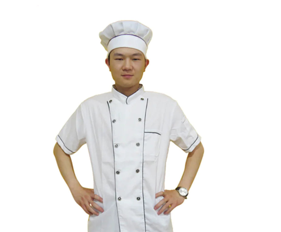 Chef Work Uniform, Hotel Chef Short Sleeve Outfit